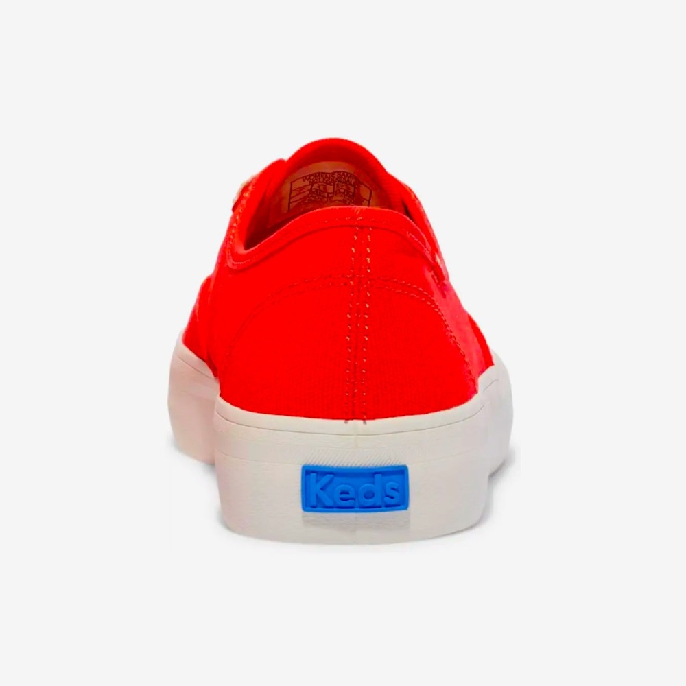 Keds Candy Red Canvas Sneakers sz 8.5 - Picture 3 of 5